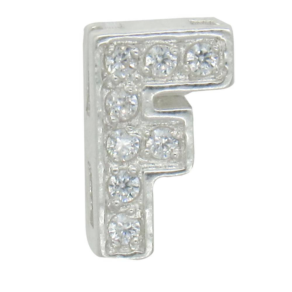 

Серебряная буква на цепочку "F"