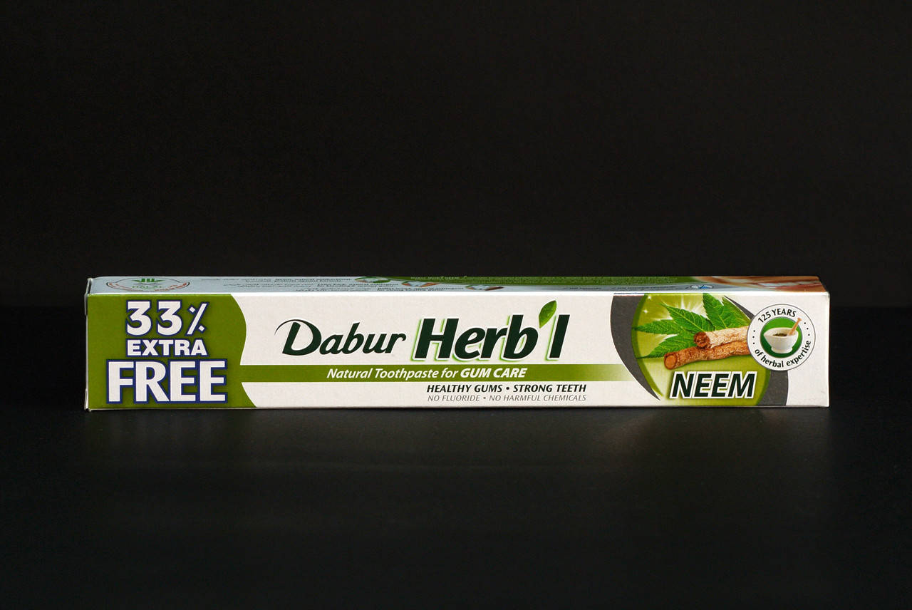 

Зубная паста без фтора Dabur Herb’l Neem (Дабур Ним) 100 г