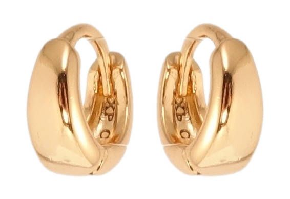 

Серьги детские Xuping Позолота 18K колечки "Классика"