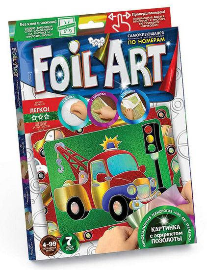 

Набор для творчества DankoToys DT FAR-01-04 Аппликация Foil Art Картина фольгой