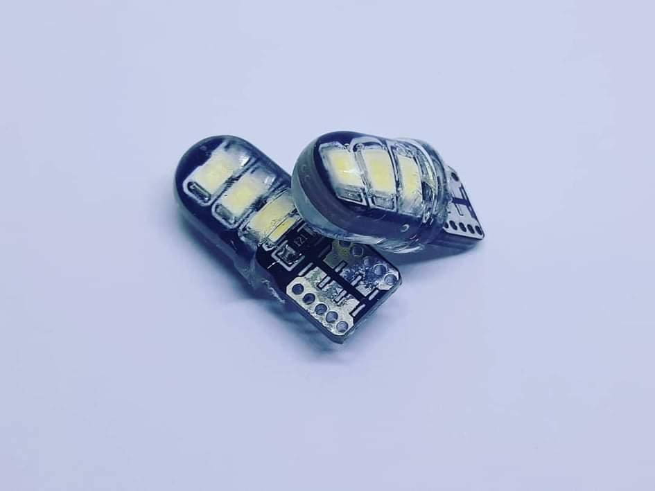 

Лампа T10(W5W)БЦ 12V LED 6x2835 white silicone