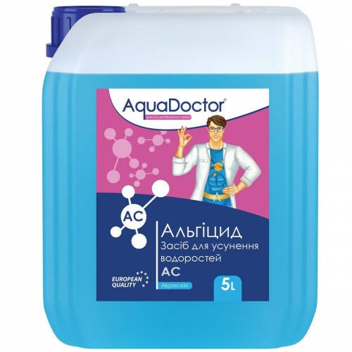 

Химия для бассейна AquaDoctor АС альгицид 5л 001554