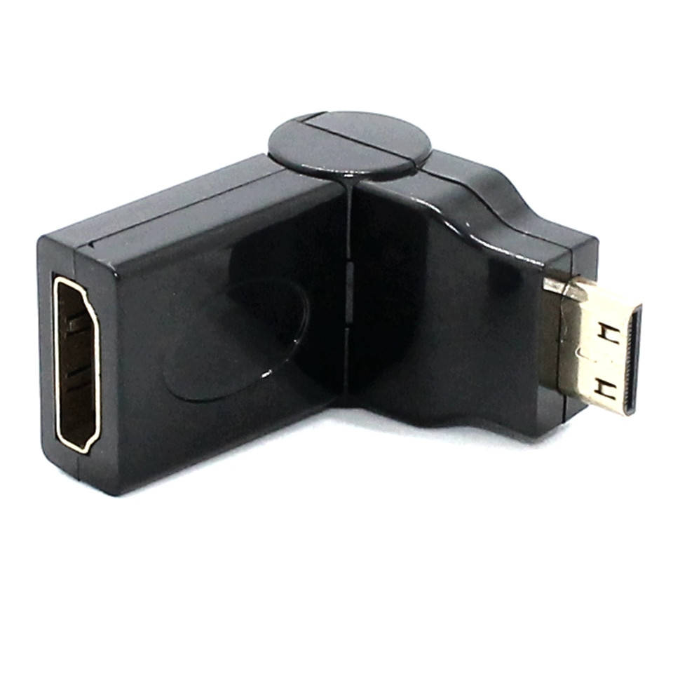 

Поворотный переходник мама HDMI to папа mini HDMI Угловой
