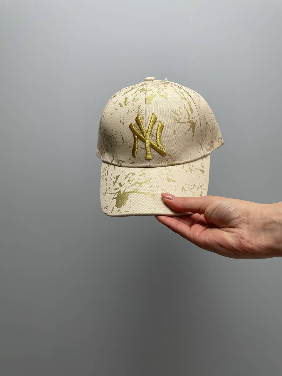 

Женская кепка летняя "NY" Бежевый