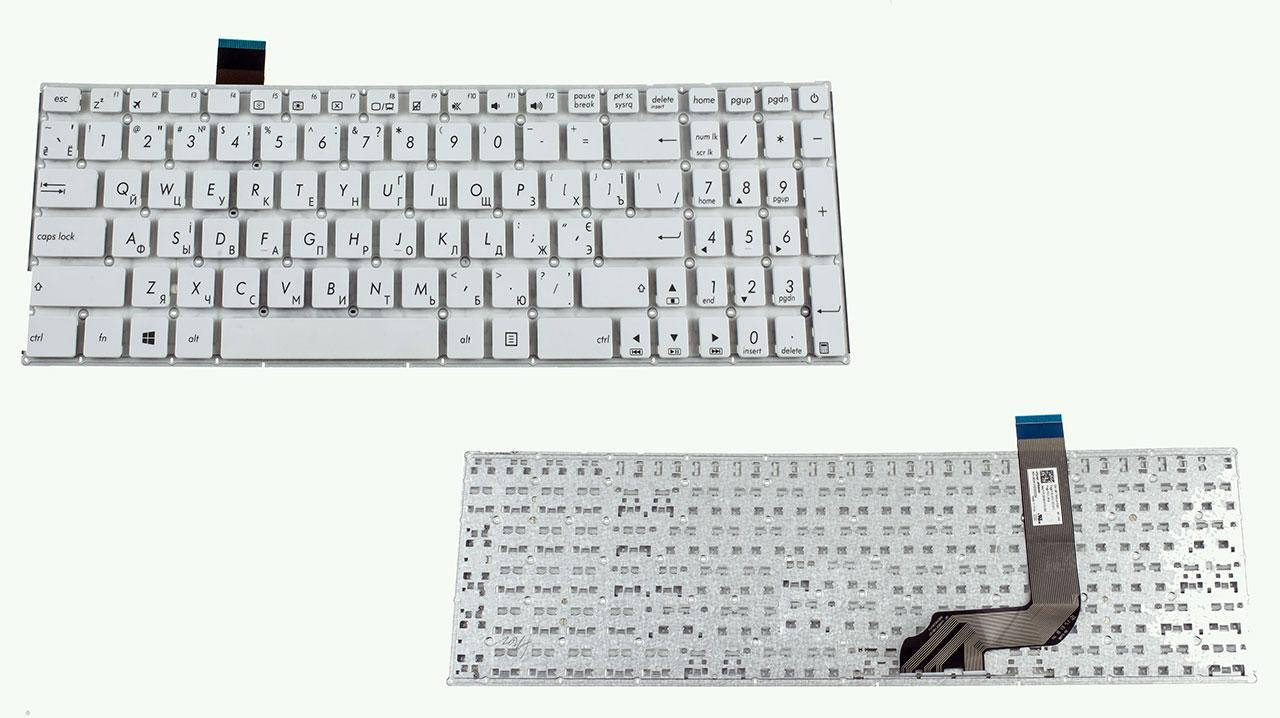 

Клавиатура для ноутбука Asus X542 X542UF, матовая (0KNB0-6116RU00), Белый