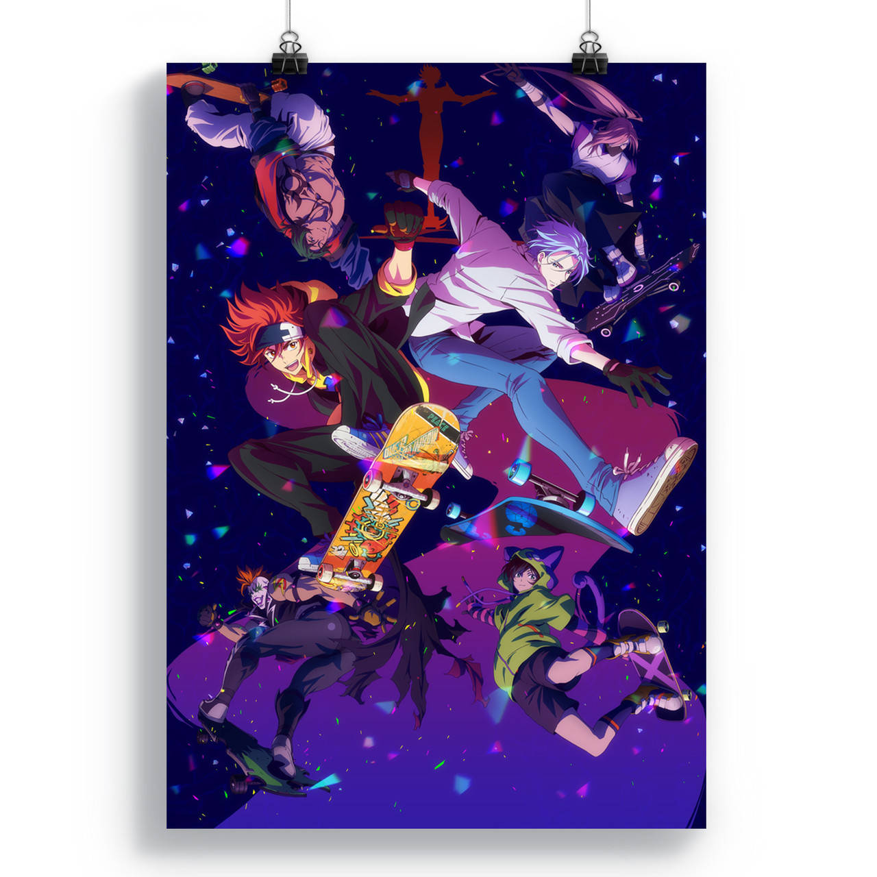 

Плакат Скейт Бесконечность | SK8 the Infinity 01