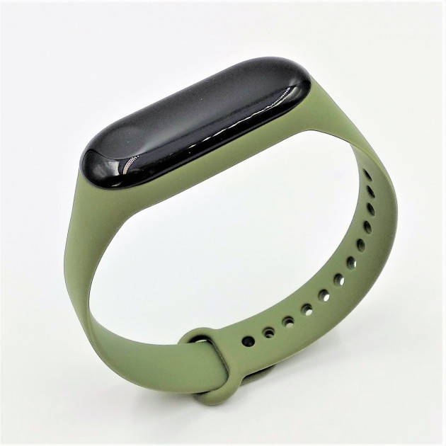 

Ремешок силиконовый BeWatch для Xiaomi Mi Band 3 \ 4 Хаки