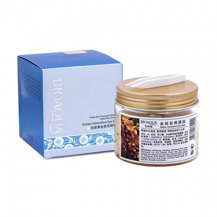 

Патчи для кожи вокруг глаз BIOAQUA Golden Osmanthus Eye Mask с коллагеном, 80 шт