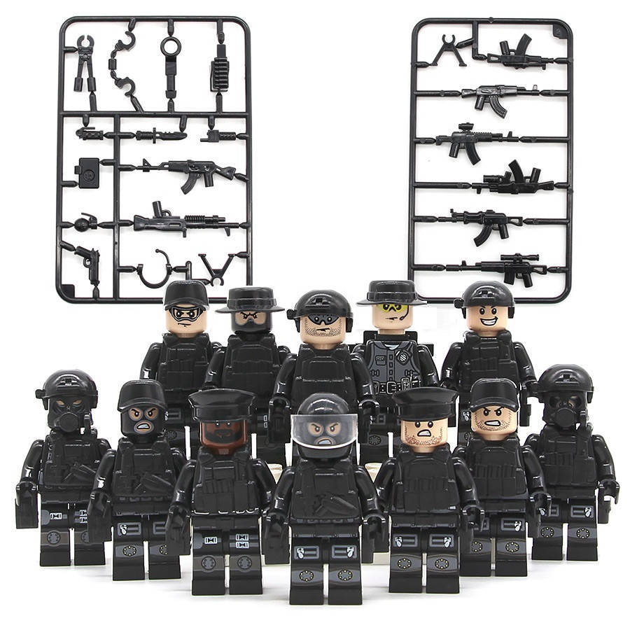

Фигурки SWAT спецназовцы военные армия Лего Lego BrickArms