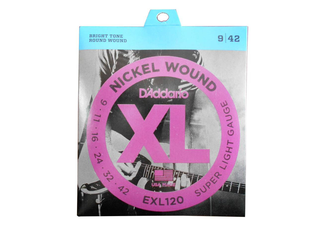

Струны Daddario Nickel Wound для электро Гитары 9-42