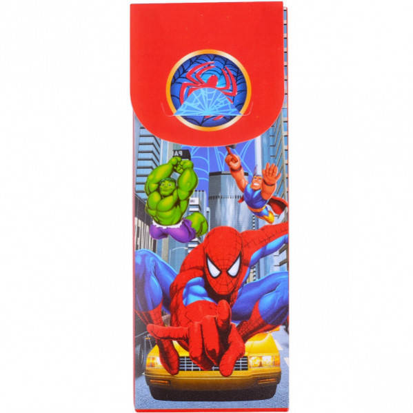 

Пенал пластиковый разборной 20х7,5х2,5 см / Spiderman, Красный