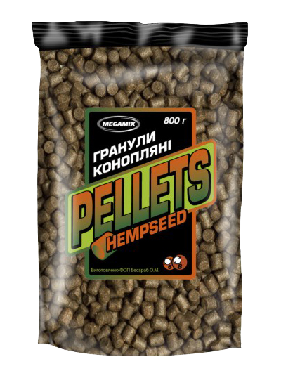 

Гранулы "Мегамикс" Пелетс Конопля 800г Pellets Hempseed Megamix