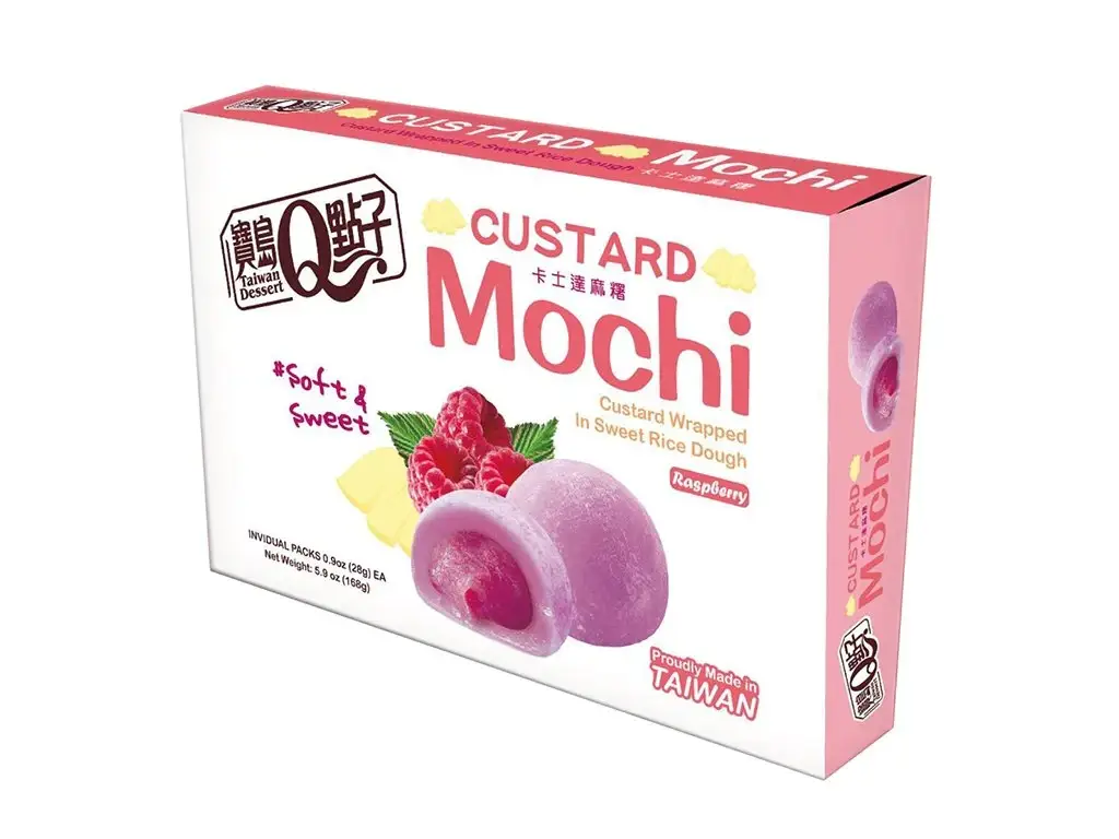 

Моти с Малиной Mochi Custard Raspberry 168g
