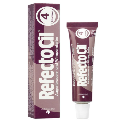 

Краска для бровей и ресниц RefectoCil №4 Каштановая 15 мл
