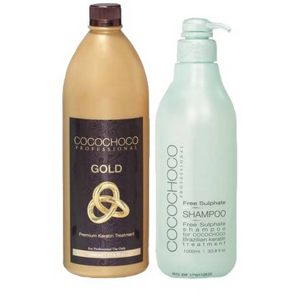 

Набор для кератинового выпрямления волос Cocochoco Gold, 2х1000