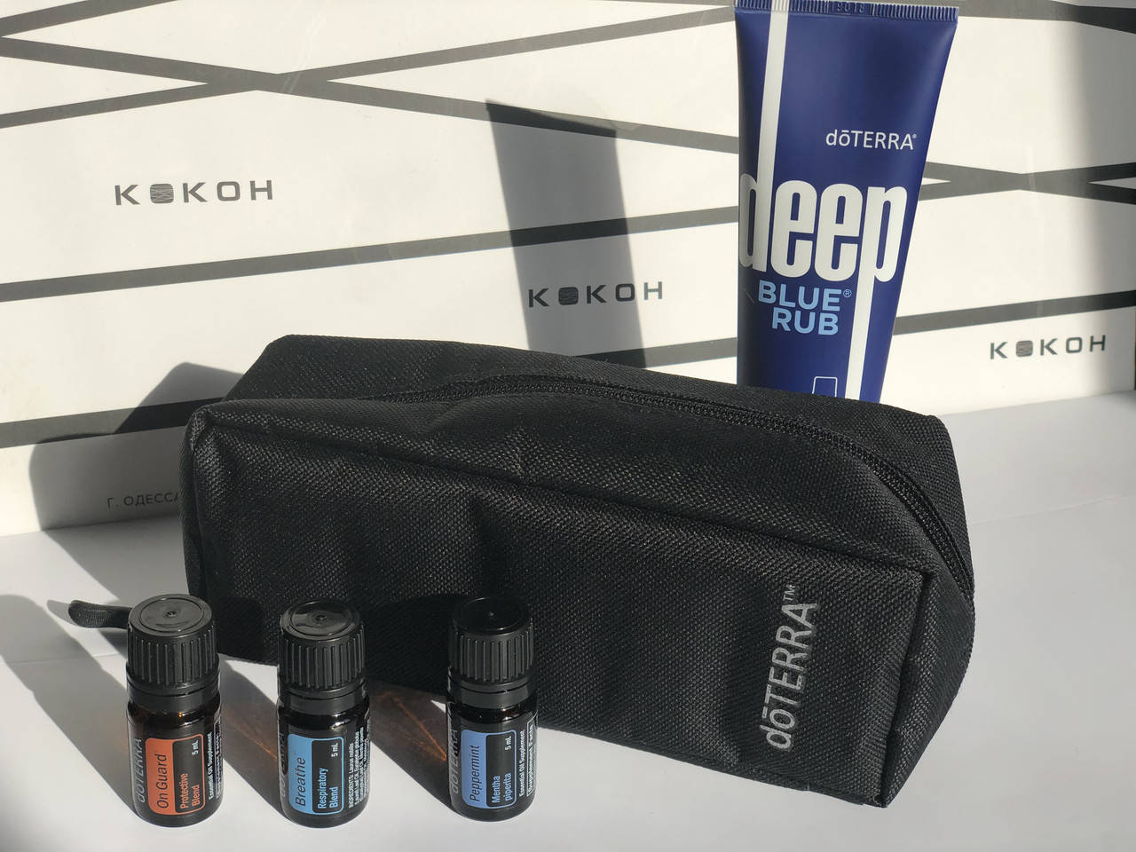 

Сумочка футляр для эфирных масел с логотипом doTerra, для спорта, туризма, путешествий