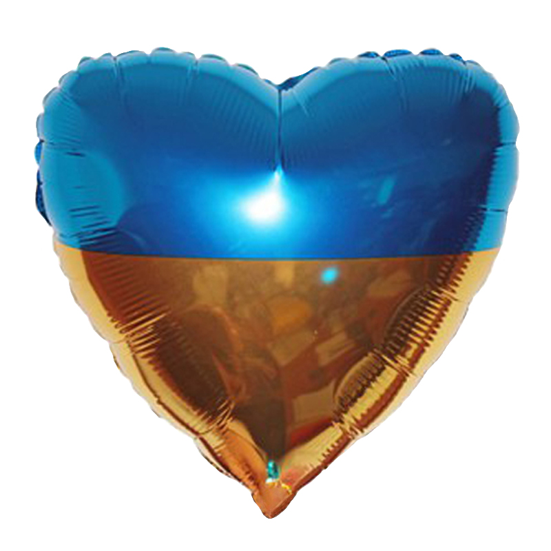 

Фольгированный шарик мини-фигура Flexmetal 9" (23 см) Український прапор, Разные цвета