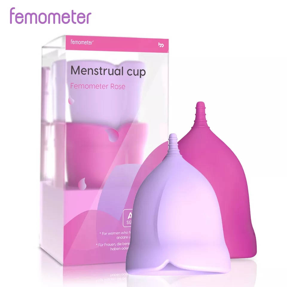 

Менструальные чаши Femometer Rose размеры S и L