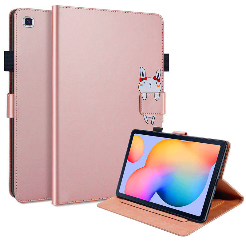

Чехол-книжка Animal Wallet для Samsung Galaxy Tab S5E 10.5 T720 / T725 Rabbit, Розовое золото