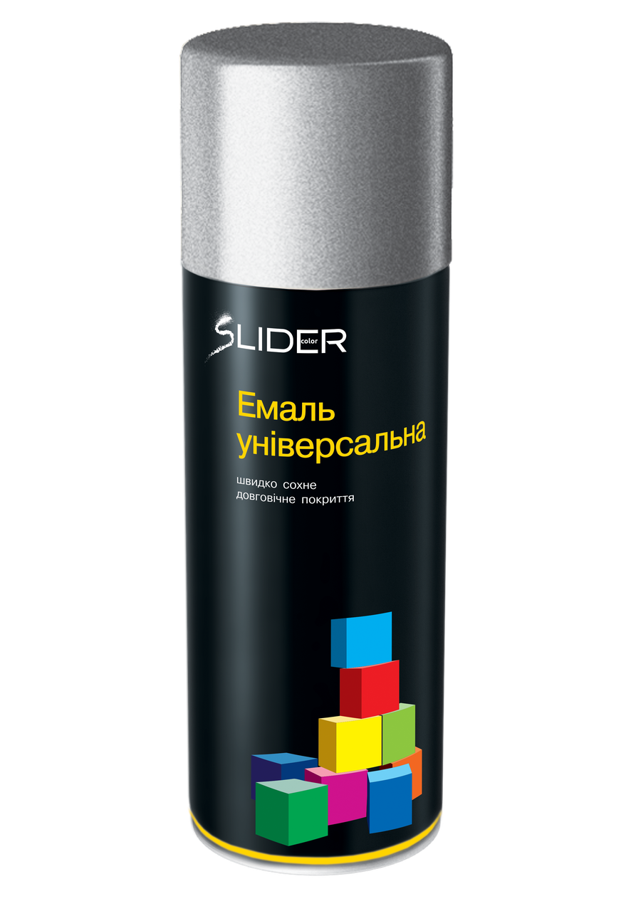 

Краска универсальная 9006 серебристая 400мл Slider Color