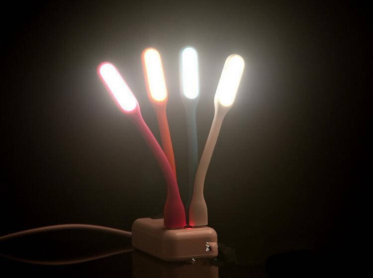 

Гибкая USB лампа / фонарик для ноутбука, Powerbank, телефона 5V, 1.2 W (черная)