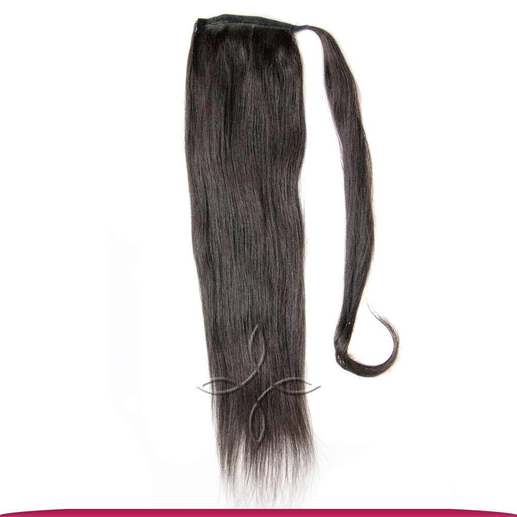 

Шиньон-Хвост на Ленте 50 см 100 грамм, Черный №1B