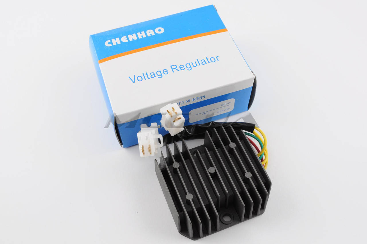 

Реле зарядки на скутер 4T GY6 125/150 (5 проводов 3+2) "CHENHAO"