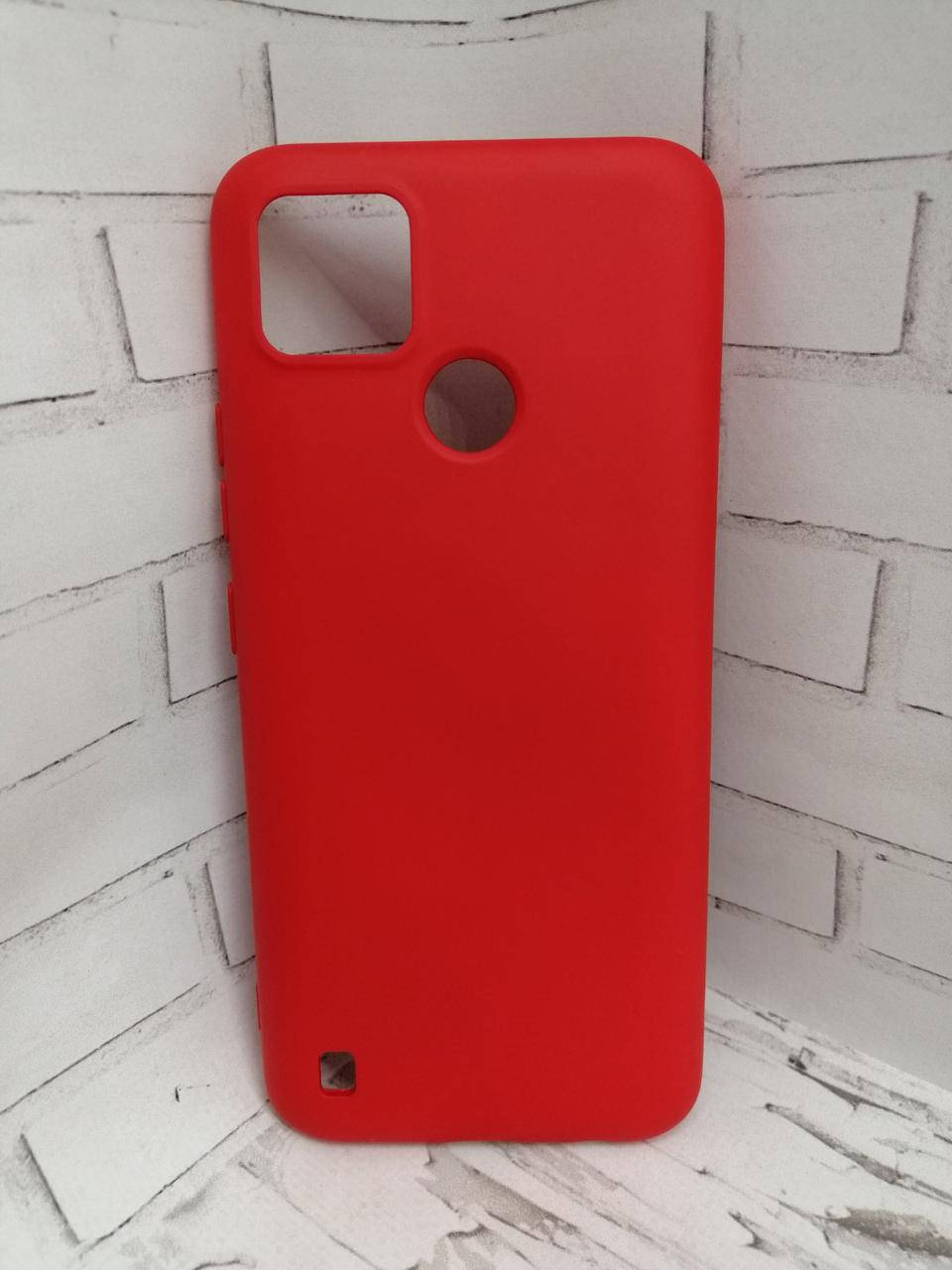 

Чехол для Realme С25Y накладка бампер противоударный red, Черный