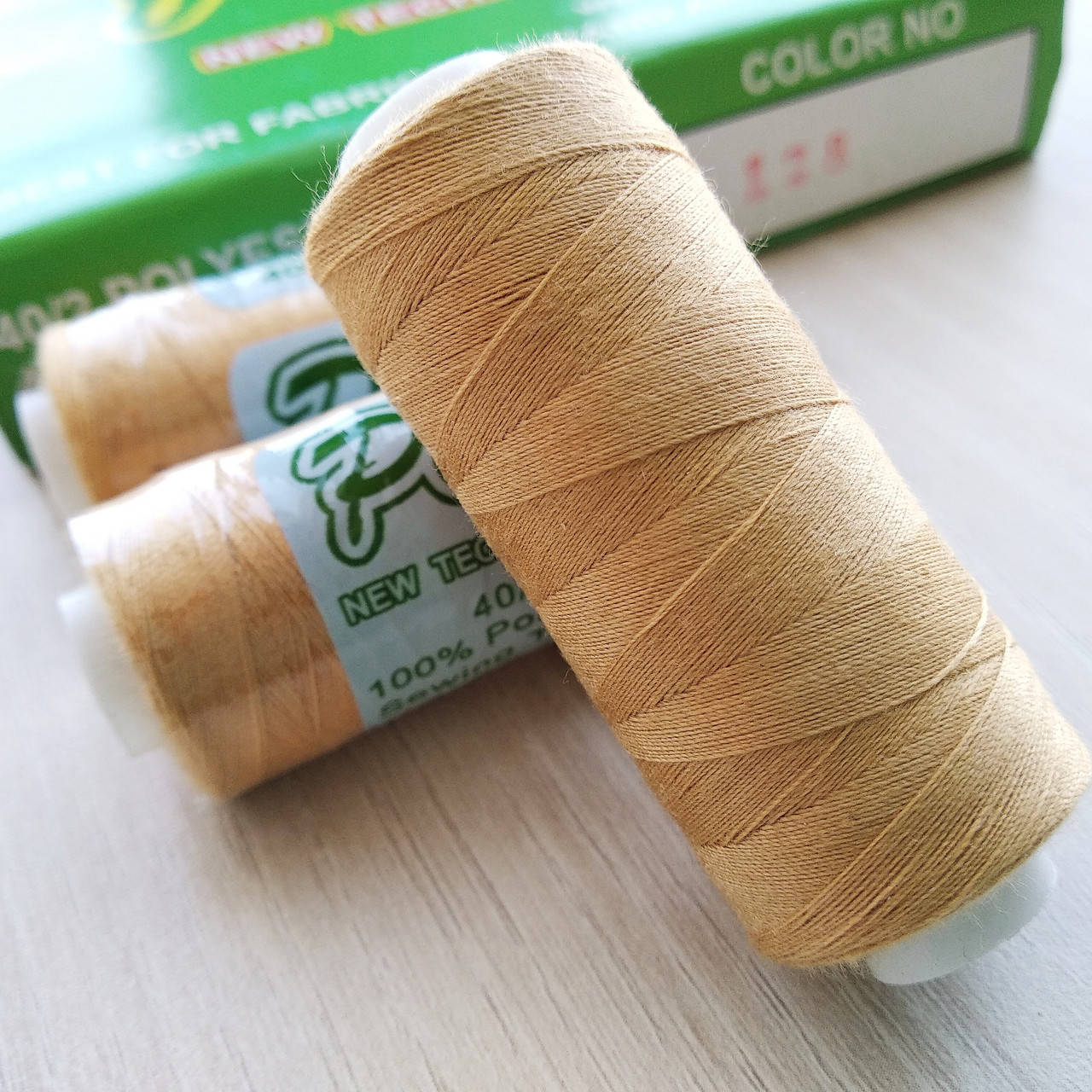 

Нитки Peri №40 котушка 400 ярд, бежева (128), Бежевый