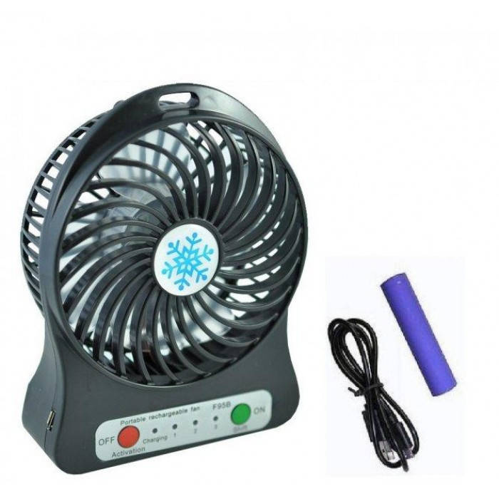 

Портативный настольный мини вентилятор Trends Portable Mini Fan XSFS-01 USB Чёрный