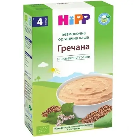 

Безмолочная органическая каша HiPP ( Хипп) , 200 г Гречана