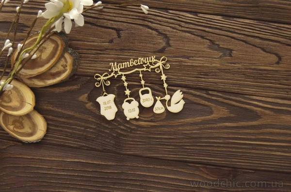 

Чипборд Метрика со звездами