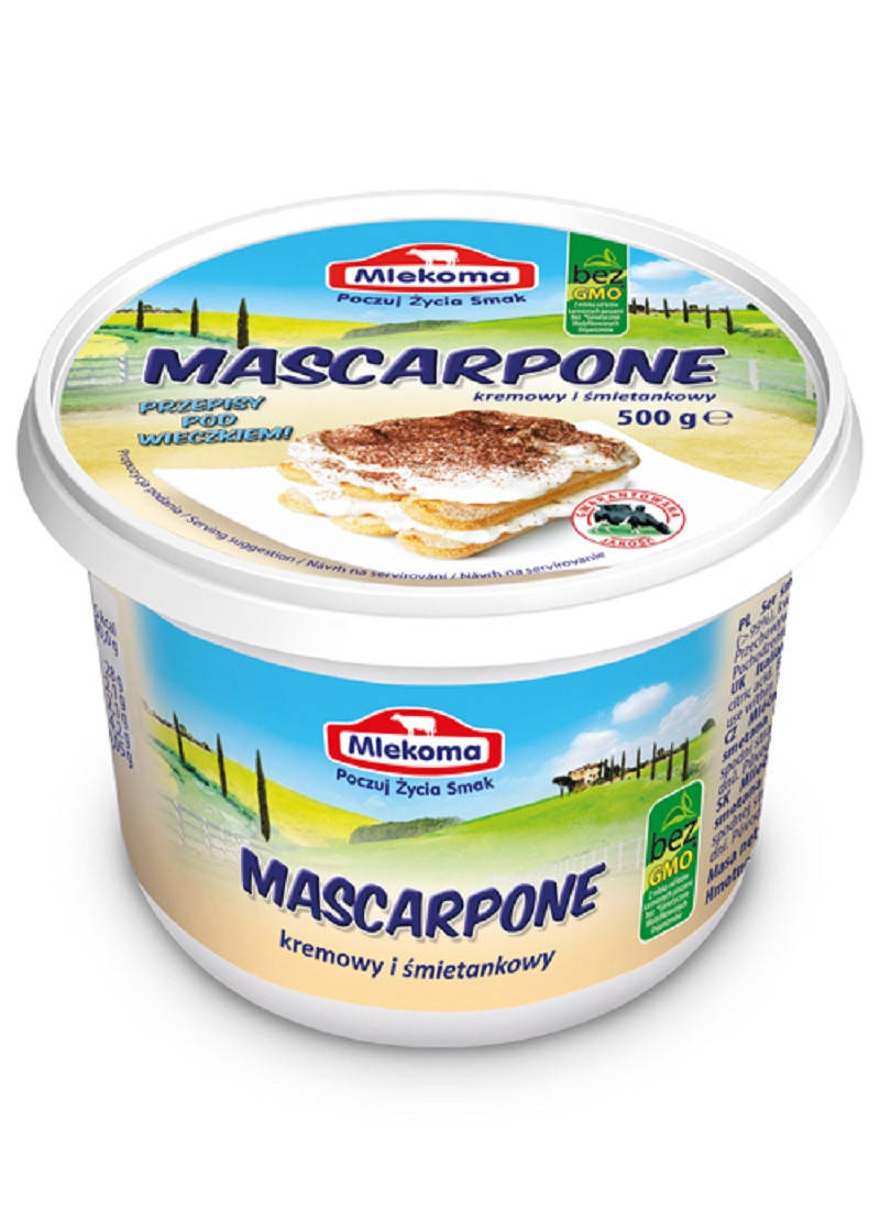 

Сыр Маскарпоне "Mlekoma" фасовка 0.5 kg