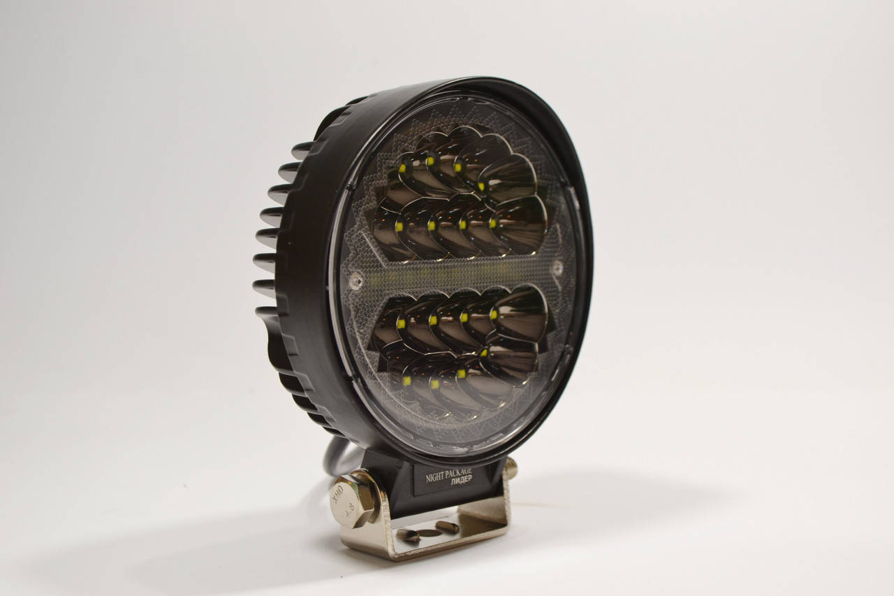

Светодиодная LED фара рабочая 50W/60° 50 Вт,.(3Вт*18ламп) + Ходовые огни, Белый