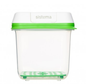 

Контейнер для хранения овощей/фруктов/ягод SISTEMA FRESHWORKS 1.5 л(53110)