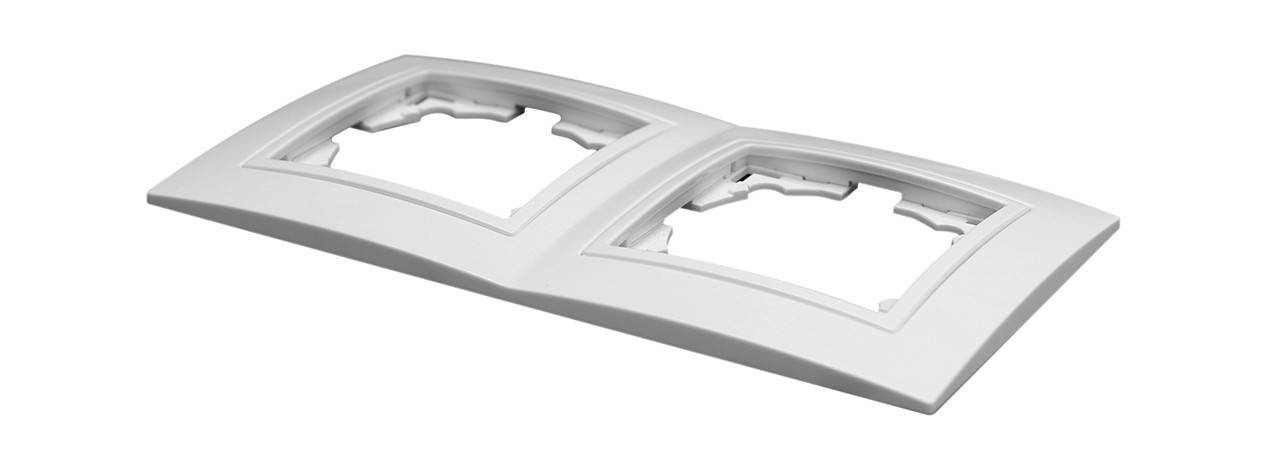 

Рамка двухместная белая FE-2, серия "ЭЛЕГАНТ" ТМ "MARSHEL"