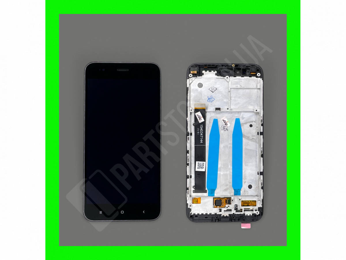 

Дисплей Xiaomi Mi A1 / Mi5X с сенсором и рамкой, черный (оригинальные комплектующие)