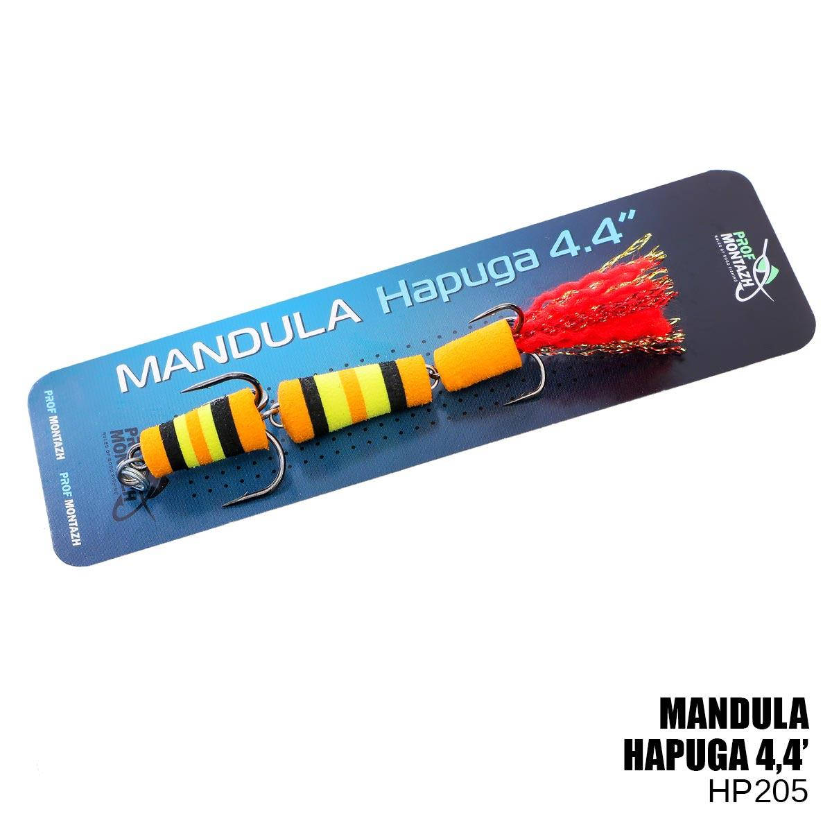 

Мандула Prof Montazh Hapuga 11cm 3,2g col.HP205