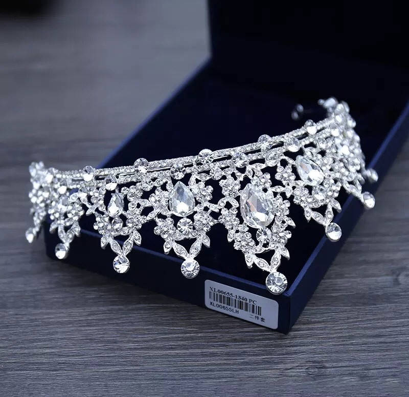 

Диадема Тиара Марианна корона на голову Тиара Виктория для волос корона украшения