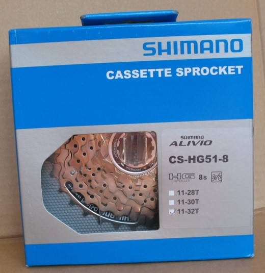 

Кассета: Shimano cs-hg 51-8 (8 speed) (11-32t)