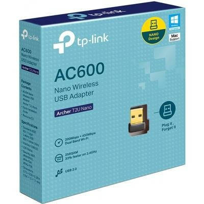 

Адаптер Wi-Fi TP-Link Archer T2U Nano