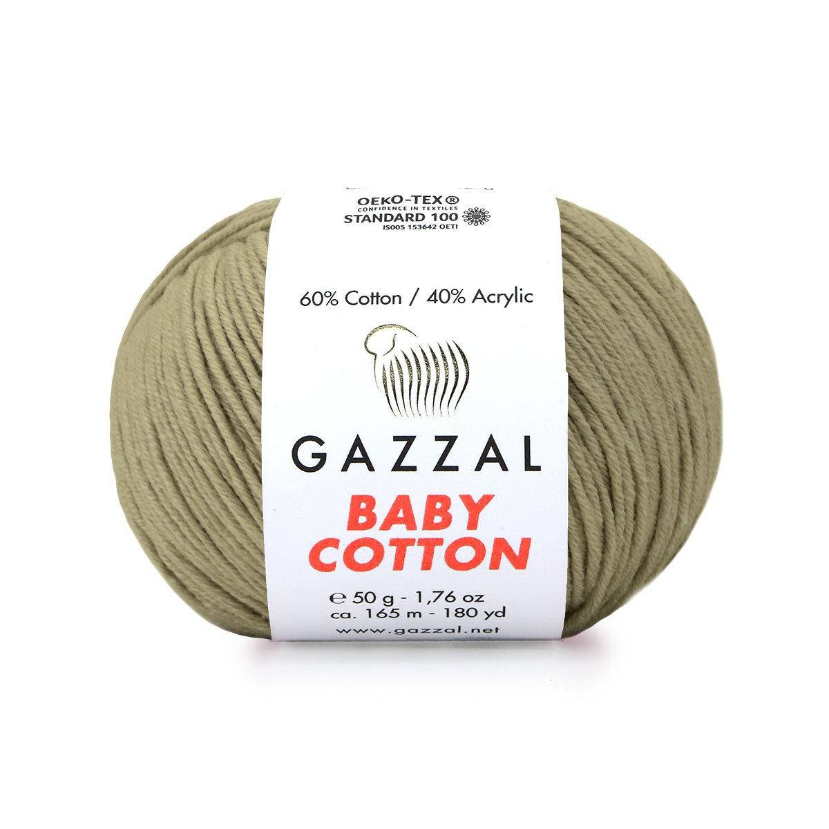 

Gazzal Baby Cotton № 3464 льняной