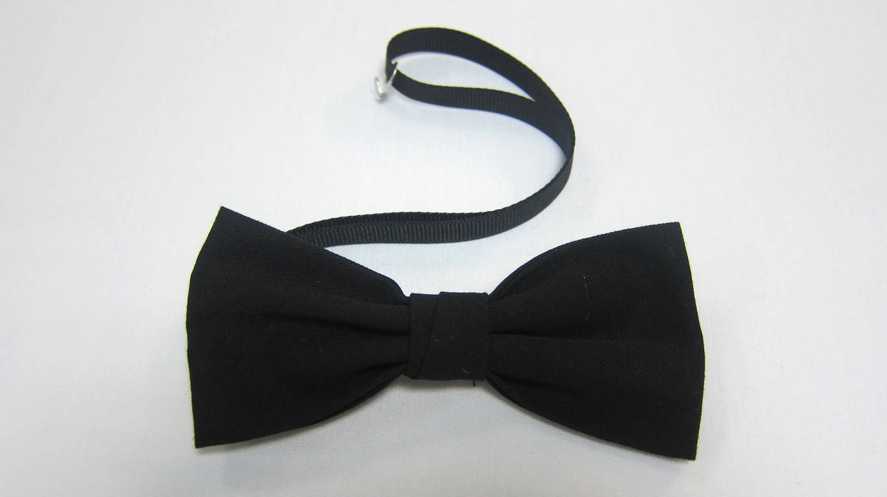 

Галстук бабочка Atteks черная одинарная - 1231, Черный