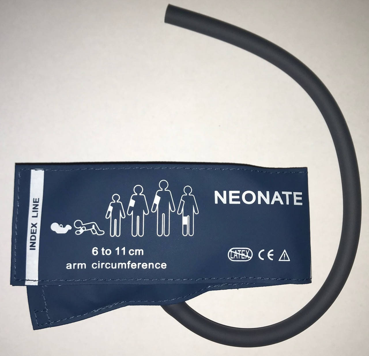 

Манжета НИАД Kronos неонатальная из ЭКО-кожи и камерой TPU обхват 6-11 см на холтер монитор пациента тонометр