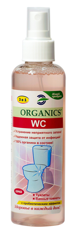 

Средство для устранения запаха в туалете Organics WC 200мл