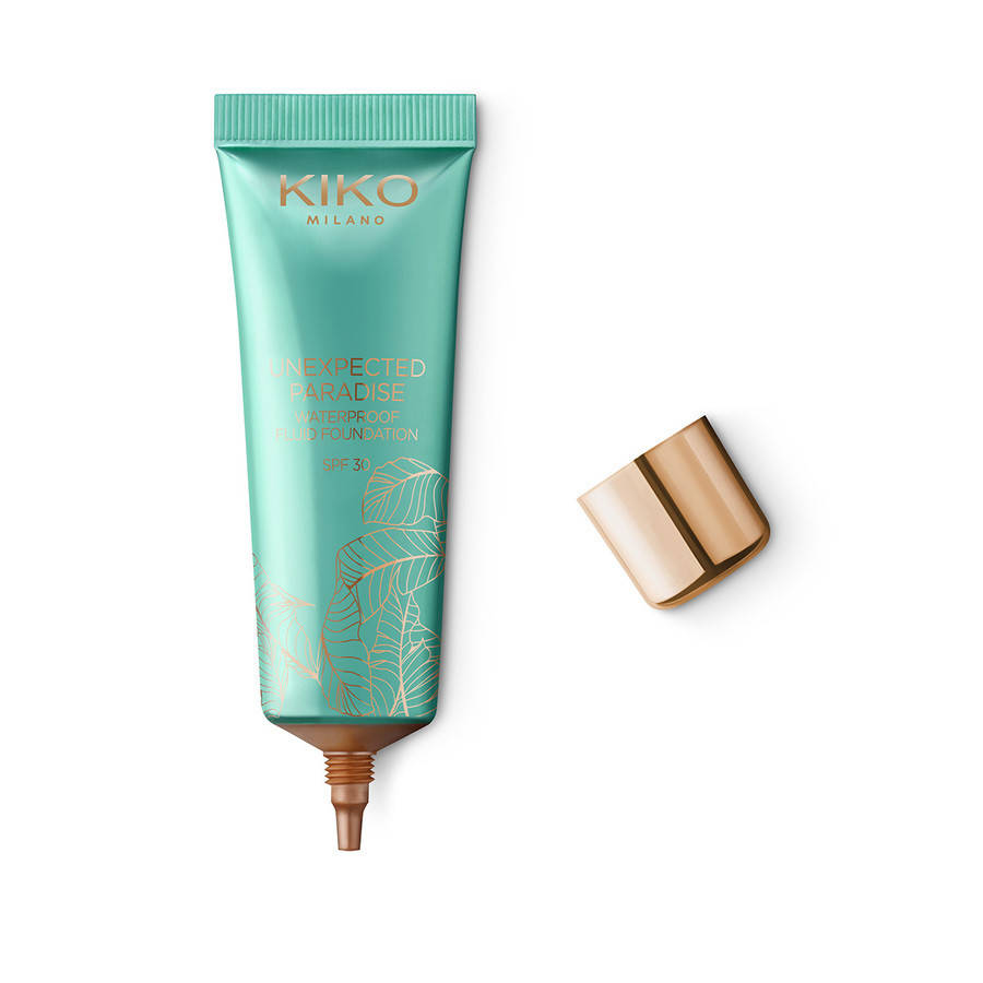 

Kiko Milano UNEXPECTED PARADISE WATERPROOF FLUID FOUNDATION SPF 30 Жидкая водостойкая тональная основа 02