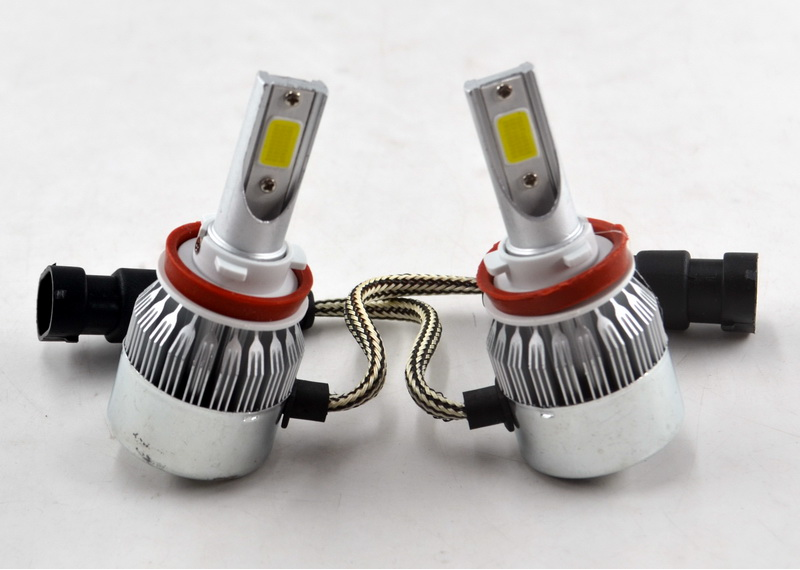 

Светодиодные лампы для авто LED C6 H11 6500K ближний, дальний, противотуманки