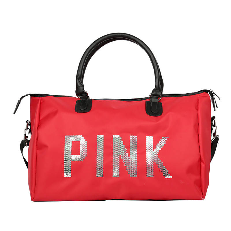 

Сумка спортивная женская PINK красная, Красный