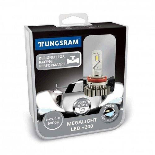 

Лампа LED головного света Tungsram Megalight LED +200 12V H11 24W 6000K