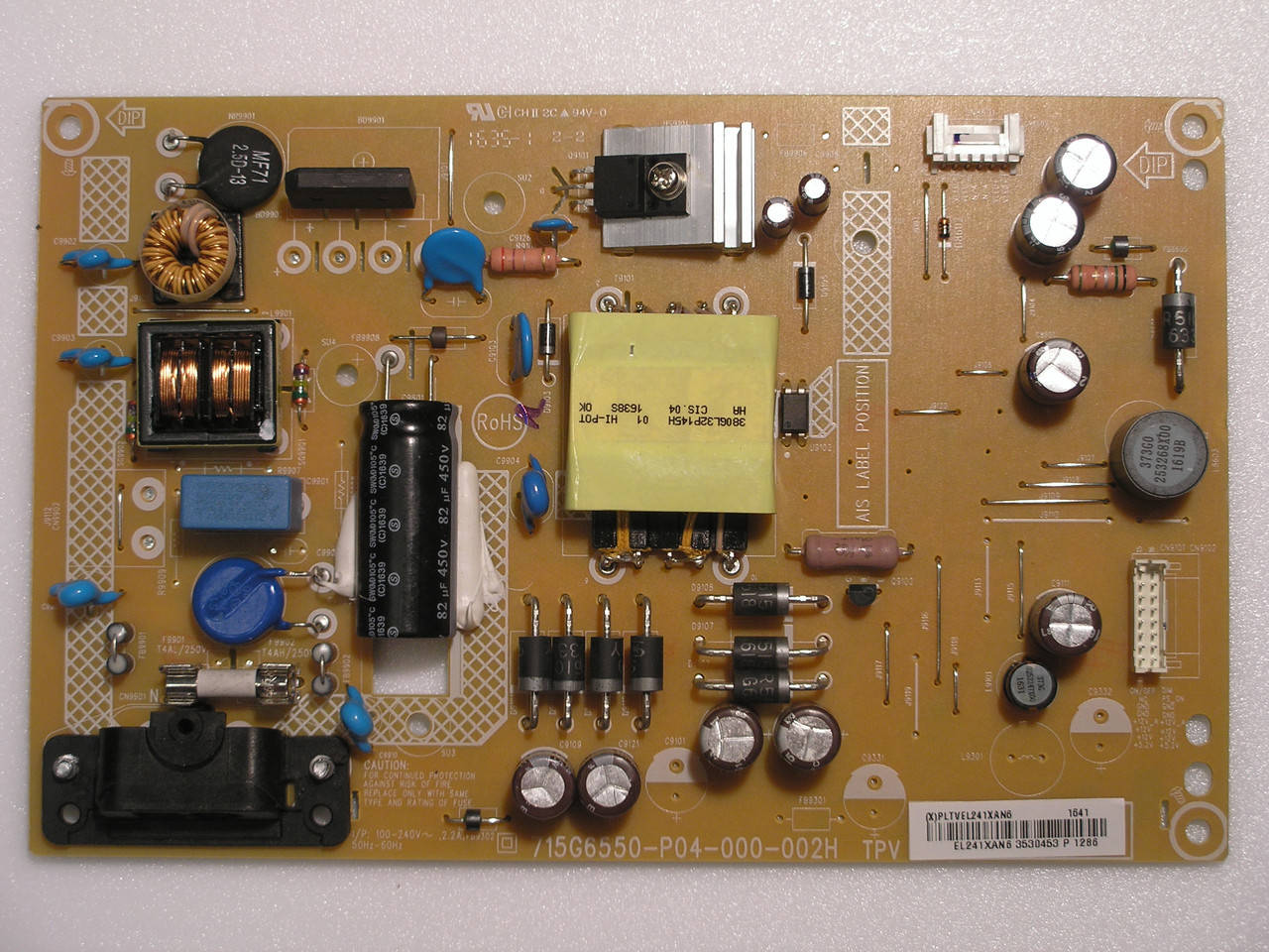 

Плата 715G6550-P04-000-002H живлення телевізора